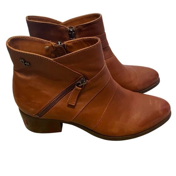 Regarde Le Ciel Brown Leather Booties Boots Size 40 US 9 - Picture 2 of 5